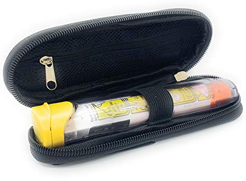 ICE Medical - Custodia per siringa in epipenna/grigia, per allergie, diabete, inalatori, siringhe, insulina, ecc.