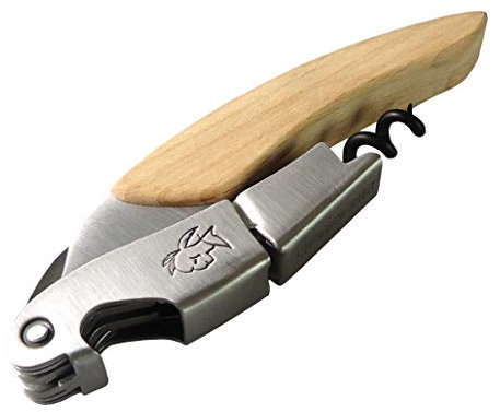 Ligne W L’IROQUOIS, Waiter's Style, Pocket Double Lever Sommelier Friend Corkscrew - Wood