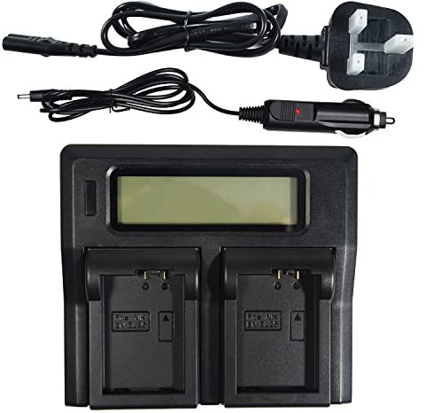 DSTE 1.5A Fast Charging Dual Battery Charger Compatible for Nikon EN-EL25,EN-EL25a,4241,Nikon Z Series Z50 Z 50 Camera as MH-32