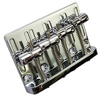 Chevalet de basse pour Fender Jazz ou Precision Bass à 4 cordes Chromé