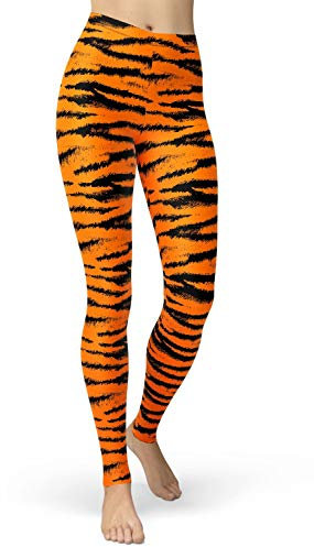 sissycos Damen Leopardenmuster Leggings Hohe Taille, Sanft Elastisch Jogginghose Strumpfhosen Lang