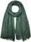 Damen Sommer Schals Baumwolle Leichte Große Lange Gaze Damenschal Eleganter Plain Tücher 75”×43”,Grün
