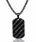 David Galvani Carbon Kohlenstoff Schmuck Herren Männer Kette Dogtag Anhänger Militär Soldaten (60)