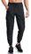 Libin Jogginghose Herren Leichte Schnelltrocknend Wanderhose Outdoorhose Trekkinghose Cargohose Trainingshose Sporthose Freizeithose Reisen mit Taschen, Schwarz L