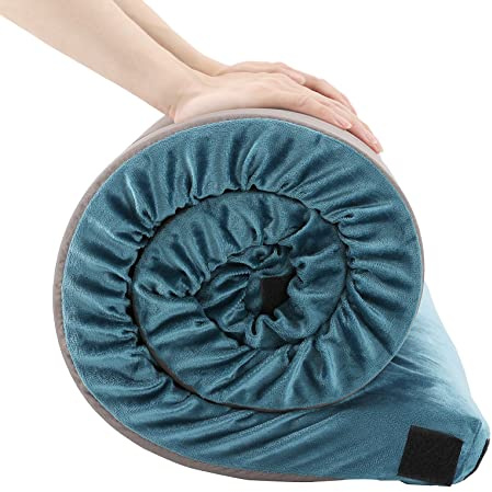 Camping Memory Foam Mattress, 5/7CM Thick Roll-Up Sleeping Pad for Hiking