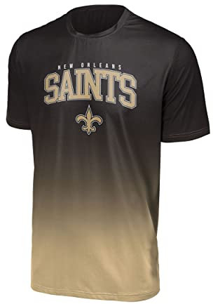 Foco New Orleans Saints NFL Gradient Mesh Jersey Short Sleeve Herren T-Shirt - XXL