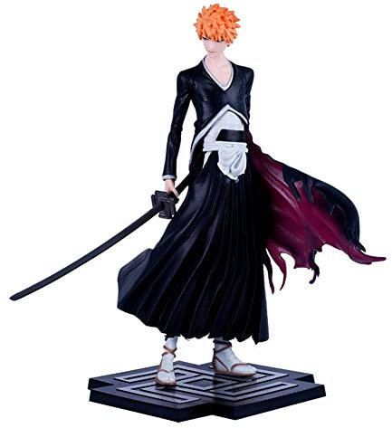 Jilijia Anime Figur Kurosaki Ichigo Figur Stehende Position Modell PVC Action Figur Desktop Ornaments Collectibles Spielzeug Geschenk 20.5CM