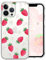 Cute Strawberry Case for iPhone 13 Pro Max 6.7 Inch with kawaii Little Daisy Design,Clear Slim Soft TPU Shockproof Protective Cover Compatible with iPhone 13 Pro Max for Women Girls
