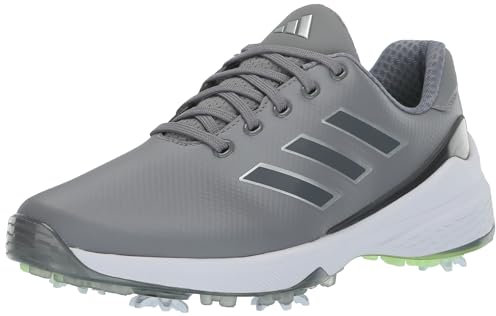 adidas Zapato de golf ZG23 para hombre, Greythree/Ironmet/Silvermet, 9.5