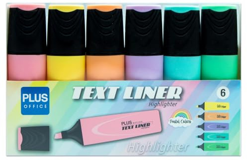 Plus Office Fluoreszierende Marke Modell FluorESCENTE PLUS TEXT LINER 3.2P 6CO