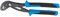 SW-Stahl 42935L Wasserpumpenzange 240 mm I Wasserpumpenzange mit Druckknopf verstellbar I Pumpenzange mit Klemmschutz und doppelte Verzahnung I DIN ISO 8976 I Wasserpumpenzange für Armaturen