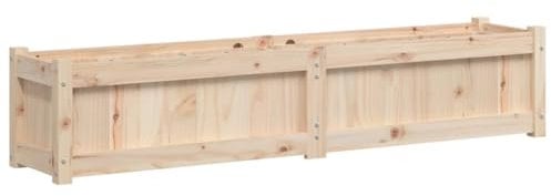 vidaXL Jardinera de Madera Maciza de Pino 150x31x31 cm