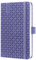 SIGEL J5124 Wochenkalender Jolie 2025, ca. A6, lila, Hardcover, Gummiband, Stiftschlaufe, Einstecktasche, 174 Seiten, vegan, aus nachhaltigem Papier, Terminplaner