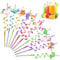 Zamety 10 Pièces Paille Plastique, Spirales Paille Enfant, Dinosaure et Licorne Paille en Plastique, Paille Cocktail, Paille Reutilisable, pour Les Fêtes D'anniversaire des Enfants et Table Fête