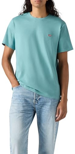 Levi's SS Original Housemark Tee, T-Shirt Uomo, Bristol Blue, S