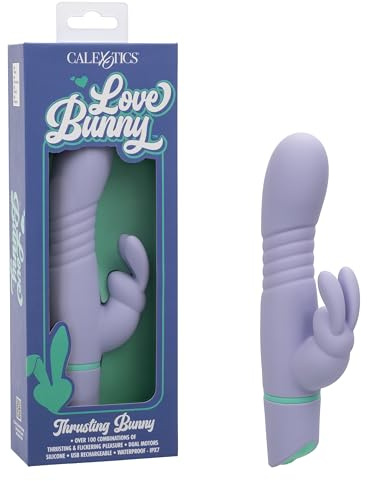CalExotics Love Bunny Thrusting Bunny Rabbit-Vibrator - Silikon, Lila