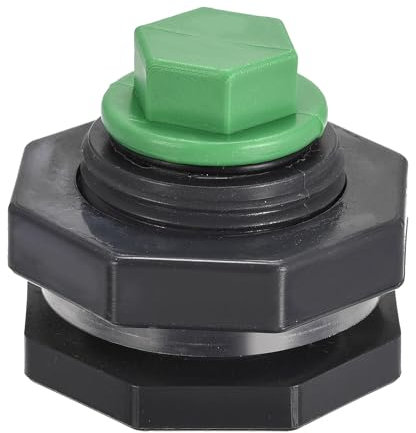 TOP-VIGOR 1 ensemble d'adaptateurs de réservoir de cloison en PVC avec raccord vert G3/4 pour réservoirs d'eau de seau de pluie