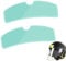 Bansusu 2Pcs Helmet Anti-fog Film PET Soft Plastic Motorbike Helmet Visors Film Universal Protective Clear Lens Visor Insert Ensure Riding Safety for Motorcycle Helmet Cover Film