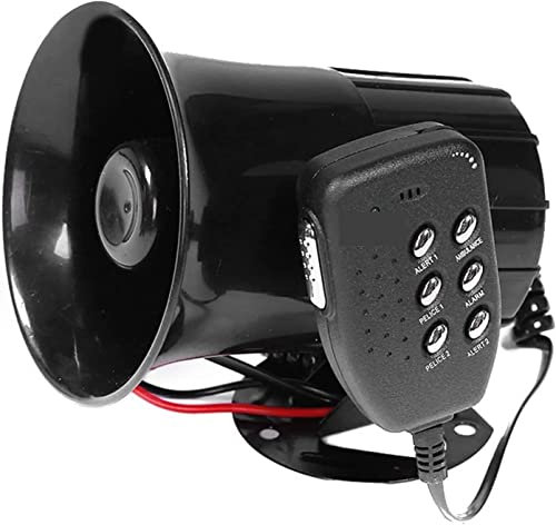 CHFYIJYHM Tragbares Bullhorn, tragbare Megaphone, Motorrad, Auto, 6-Ton-Sirenenton, Bullhorn-Lautsprecher, 100 W, 12 V, modifizierte Teile, Megaphon-Lautsprecher, leicht