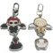 2 Pcs Good of Omen Schlüsselanhänger Good of Omen Figur Aziraphales Crowleys Cosplay Zubehör Cute Good of Omen Acryl Keychain Anhänger Set