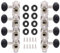Xiniy 4L4R Mandolin Tuning Pegs Machine Heads String Tuning Pegs for 8 Strings Mandolin Instruments Accessory