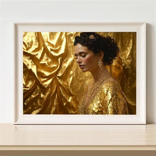 Diamond Painting Klimt Diamant Painting Bilder Kinder Frau Diamant Malerei Set, DIY Mosaikherstellung Bastelset Erwachsene, 5D Diamantmalerei Bilder Arts als Geschenk für Home Wand Décor 20x30cm M-252