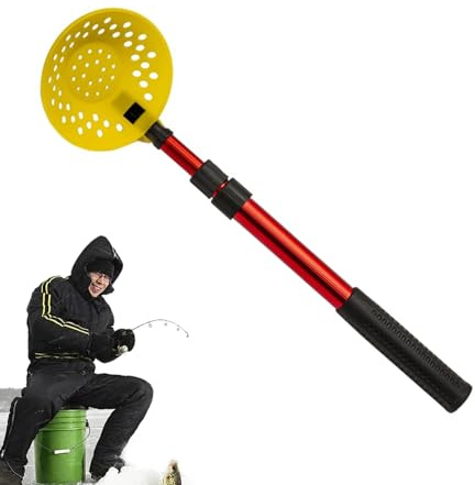 Eisangeln Skimmerkelle - Ausziehbare Eisschöpfkelle Mit 78 cm Länge | Winterangeln Filterlöffel,für Outdoor Winter Fluss Männer Frauen