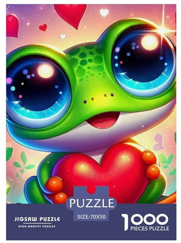 Frosch Puzzle 1000 Teile Unterhaltung Rätsel Familienspiel Für Erwachsene Teenager Für Freunde Geschenke Frosch