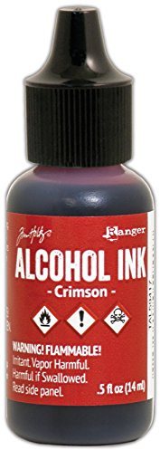Ranger Tim Holtz TAL59417 Alcohol Ink, Crimson, 0.5oz