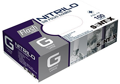 Disposable Nitrile Gloves S/Powder Blue Pack of 100