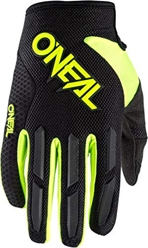 O'NEAL | Fahrrad- & Motocross-Handschuhe | Kinder | MX MTB Mountainbike | Verstellbarer Klettverschluss, Vorgeformte Passform Element Youth Glove (Neongelb, XL)