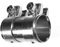 BITS4REASONS E-TECH EC015 New Model Heavy Duty Adjustable Exhaust Pipe Joiner/Connector 58MM to 60MM, 130MM Long