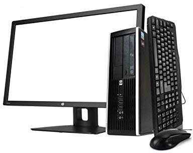 HP Elite 8200 Sff - Ordenador de sobremesa Completo + Pantalla de 22 (Intel Core I3-2100, 8GB RAM, HDD de 250 GB, DVD, Windows 10 Home Original) Negro (Reacondicionado)
