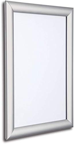Linno® A4 silberner Schnapprahmen für Poster und Notiztafel, 1 Stück
