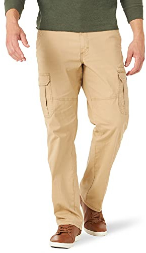 Wrangler Authentics Men's Relaxed Fit Stretch Cargo Pant Casual
