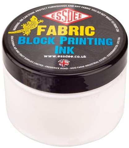 Essdee Stoffdrucktinte, weiß, 150 ml