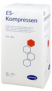 ES-Kompressen unsteril 10x10 cm 16fach, 100 St
