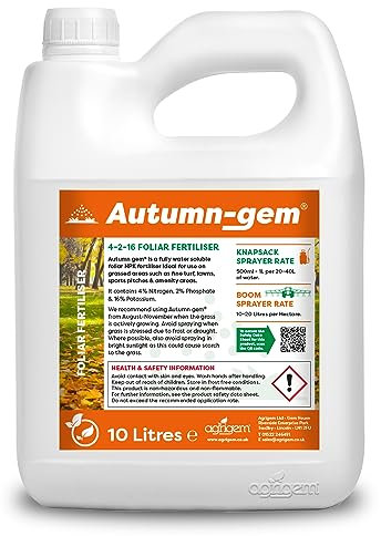 Autumn-Gem Lawn & Turf Liquid Foliar Fertiliser 10 Litres