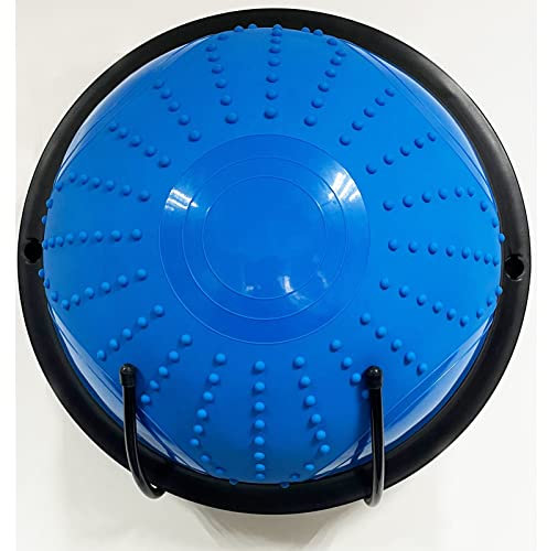Half Ball Balance Trainer Storage Rack Half Yoga Ball Wall Mount, Balance Ball Holder Fitness Equipment, for Half Yoga Ball,Half Ball Balance Trainer Wobble Board- Adjustable Hook (Can Hold 20 Lb)