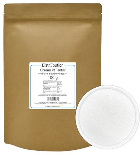 Weinstein 100g Cream of Tartar Baiser Kaliumtartrat