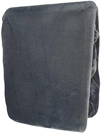 Leonado Vicenti Spannbettlaken Winter Plüsch Grau warme kuschelige Premium Cashmere Touch Teddy Bettlaken Fleece Plüsch Betttuch