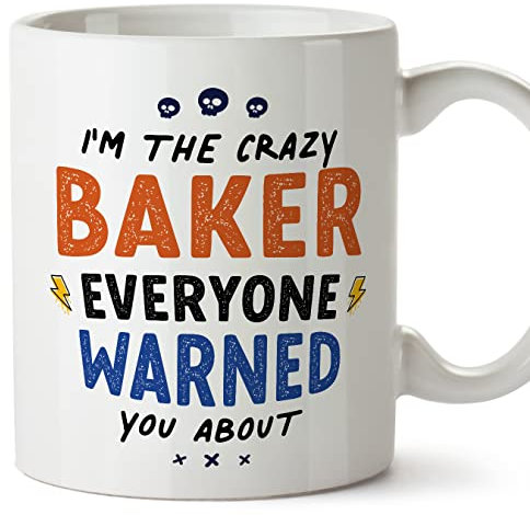 MUGFFINS Baker Mug - in English - Everyone Warned You About - Funny Gift for Colleagues - Ceramic 11oz Mug