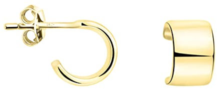 SOFIA MILANI - Damen Ohrringe 925 Silber - vergoldet/golden - Steck Creole - E1842