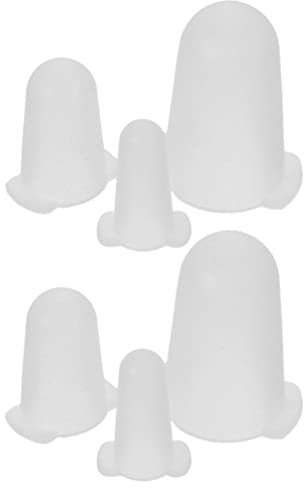 Kichvoe 6 Pezzi Tappo Protettivo Per Bocchette Sac à Poche in Silicone Protezione Della Punta Delle Tubazioni Tasca Da Pasticcere Punte Per Torte Gel Di Silice Crema Punta Impostata Bianca