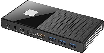 KINGDEL Mini Stick PC Computer N100/N200 4 Cores Up to 3.40GHz CPU, 16GB RAM 512GB SSD, UHD Graphics Support 4K Dual Screen, with Fan W-11 Pro