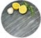 Darthome Grey Marble Board 28cm Round Heavy Serving Chopping Kitchen Cheese Platter Tray