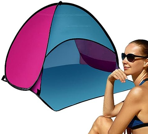 Niktule Strandzelt für Hunde,Automatisches Schattenschutzzelt mit PopUp-Überdachung - Sonnenschutz, Winddicht, Sonnenschutz, sofortiger Sonnenschutz für kleine Haustiere