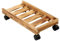 Luminexia Support de CPU en Bois，Support pour Processeur,Support de Tour de Dissipation de la Chaleur pour Ordinateur de Bureau，Support pour unité Centrale avec 4 roulettes