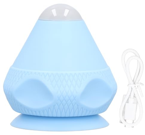 BuyWeek Triggerpunkt Drücker, Triggerpunkt Massagegerät Faszienball Saugnapf Wand Massageball Vibration Beheizte Rückenmassagegerät für Entspannung des Rücken, Nacken, Arme, Schulter (Blau)