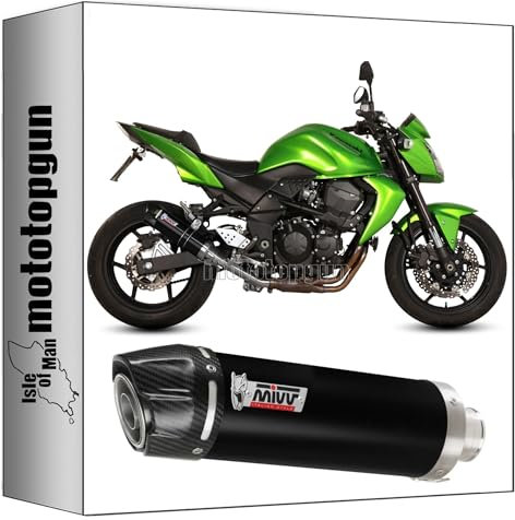 mivv pot echappement homologue nocat acier noir carbon compatible avec kawasaki z750 2007 2008 2009 2010 2011 2012 2013 2014 mototopgun